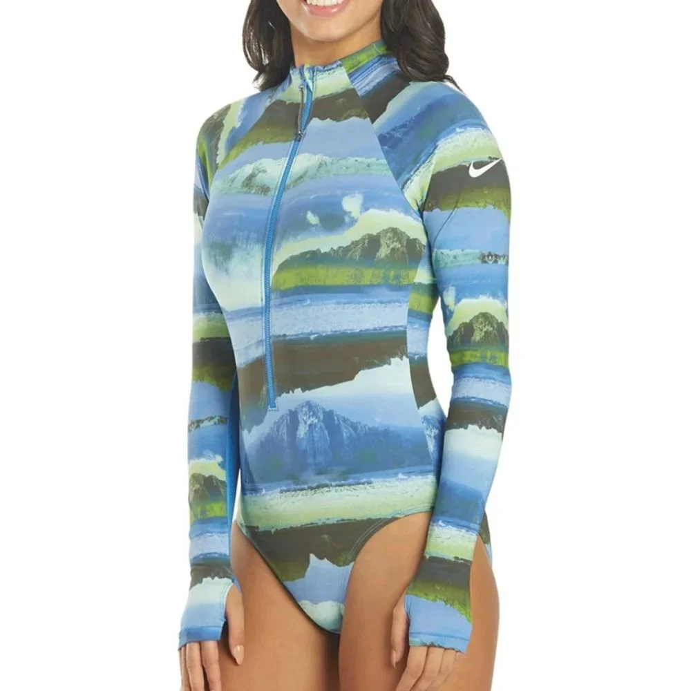 Nike Swim Adventure Long Sleeve One Piece